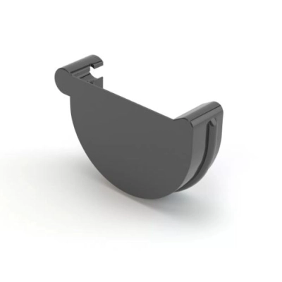 GAMRAT PCV Denko rynnowe PRAWE 125mm - GRAFIT